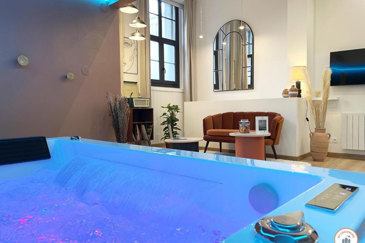 L'Orient-Express - Jacuzzi Spa - Parking - Loft Le Havre Ngoại thất bức ảnh