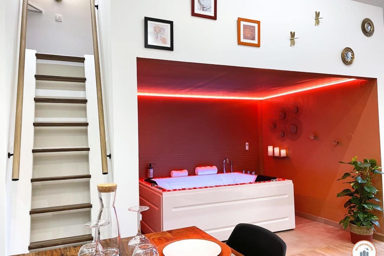 L'Orient-Express - Jacuzzi Spa - Parking - Loft Le Havre Ngoại thất bức ảnh